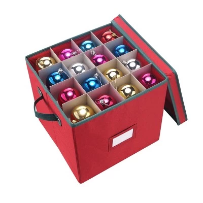 Hastings Home Adjustable Ornament Organization and Storage Cube - Holds 64 Ornaments 4 Hastings Home Adjustable Ornament Organization and Storage Cube - Holds 64 Ornaments - Image 2
