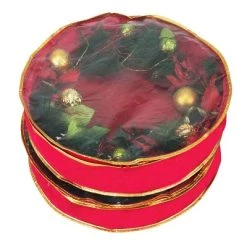 2ct 24"x6in Wreath Bag - Simplify 7 2ct 24"x6in Wreath Bag - Simplify -Christmas Storage Sales GUEST 0155317d 1ad4 4893 a29d 4e1d93eef123