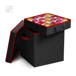 OSTO Squared Christmas Decorative Ornament Storage Box with Lid Fits 64 Holiday Ornaments of 3 in. Tear Proof, Waterproof 600D Polyester 14 OSTO Squared Christmas Decorative Ornament Storage Box with Lid Fits 64 Holiday Ornaments of 3 in. Tear Proof, Waterproof 600D Polyester -Christmas Storage Sales GUEST 09bb4cf0 c2ee 4e0d ac54 2ad577561fee