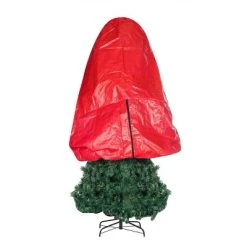 Hastings Home Premium Christmas Tree Cover Storage Bag - For 6' Tree, Red