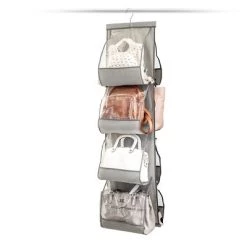 OSTO Hanging Purse Organizer; 2-Sided, 8 Pockets, Swivel Hook; Closet Handbag Holder and Organizer for 8 Purses 14 OSTO Hanging Purse Organizer; 2-Sided, 8 Pockets, Swivel Hook; Closet Handbag Holder and Organizer for 8 Purses -Christmas Storage Sales GUEST 17565453 3e15 41da 89bd 353227bee176