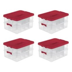 Sterilite 24 Compartment Stack and Carry Christmas Ornament Storage Box -Christmas Storage Sales GUEST 17d06327 041d 4624 949d 32e2342262d4