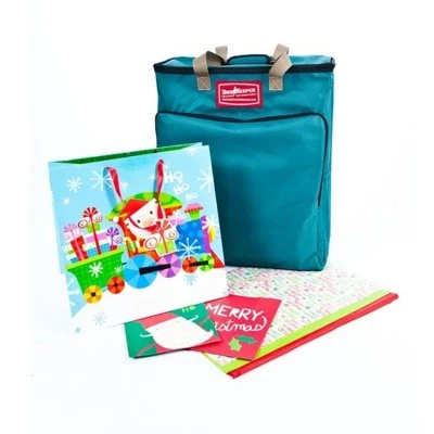 Northlight 22" Green Tissue and Gift Wrapping Paper Christmas Storage Bag 5 Northlight 22" Green Tissue and Gift Wrapping Paper Christmas Storage Bag - Image 3