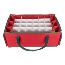 Northlight 24” Red and Green Christmas Ornament Storage Bag with Removable Dividers 9 Northlight 24” Red and Green Christmas Ornament Storage Bag with Removable Dividers -Christmas Storage Sales GUEST 1eba1492 6b7e 4dd4 bbdc 3db6aed8c5a4