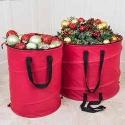 Northlight 30" Red and Black Extra Large Pop-Up Christmas Decorations Storage Bag -Christmas Storage Sales GUEST 232f4d78 6a0a 42c6 ab61 797e376c2d02