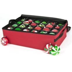 Northlight 2-Tray Red Christmas Ornament Storage Bag - Holds up to 48 Ornaments 10 Northlight 2-Tray Red Christmas Ornament Storage Bag - Holds up to 48 Ornaments -Christmas Storage Sales GUEST 2348ff70 0a9f 4eb6 aa77 645a9f1476d7