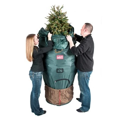 Northlight 89" Medium Green Upright Christmas Tree Protective Storage Bag - For Artificial Trees 9 Northlight 89" Medium Green Upright Christmas Tree Protective Storage Bag - For Artificial Trees - Image 7