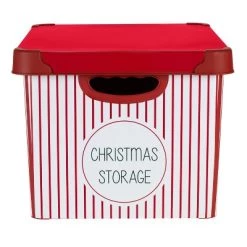 Simplify Ornament Tote Organizer Red Striped 15 Simplify Ornament Tote Organizer Red Striped -Christmas Storage Sales GUEST 32a0ac29 49a0 4b5e 996a 86f0114e72ba
