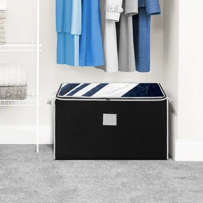 OSTO 2-Pack Large Seasonal Storage Organizer; Accessory Storage Bag for Bedding, Blanket, Comforters, and Seasonal Clothes; 29 Inch 3 OSTO 2-Pack Large Seasonal Storage Organizer; Accessory Storage Bag for Bedding, Blanket, Comforters, and Seasonal Clothes; 29 Inch