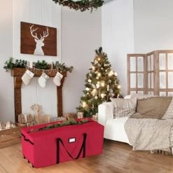 Elf Stor Elf Stor Premium Red Rolling Christmas Tree Storage Duffel Bag for 9' Disassembled Tree -Christmas Storage Sales GUEST 3982aae7 1ec8 4dea b2d7 351adbffd7d7