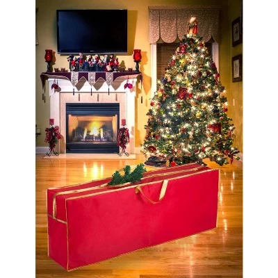 Simplify 6ft Tree Storage Bag Red 5 Simplify 6ft Tree Storage Bag Red - Image 3