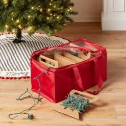 Christmas Lights Storage Bag Red - Wondershop™
