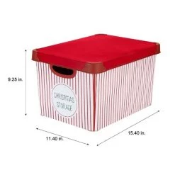 Simplify Ornament Tote Organizer Red Striped 17 Simplify Ornament Tote Organizer Red Striped -Christmas Storage Sales GUEST 44169bb1 2058 4e76 9310 bf8e4e29f69c