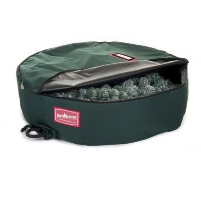 Northlight 36" Christmas Wreath Protective Storage Bag with Removable Direct Suspend Handle 4 Northlight 36" Christmas Wreath Protective Storage Bag with Removable Direct Suspend Handle - Image 2