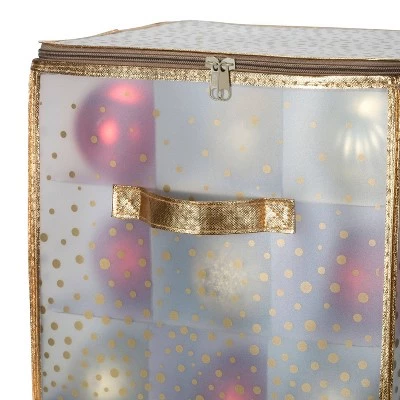 Ornament Storage Organizer Holds 27 4in Ornaments Gold- Simplify 5 Ornament Storage Organizer Holds 27 4in Ornaments Gold- Simplify - Image 3