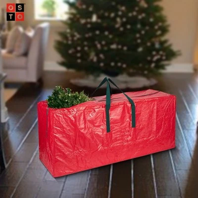 OSTO Waterproof Artificial Christmas Tree Storage Bag for Disassembled Trees up to 7.5 Feet 48x15x20 Inch 5 OSTO Waterproof Artificial Christmas Tree Storage Bag for Disassembled Trees up to 7.5 Feet 48x15x20 Inch - Image 3