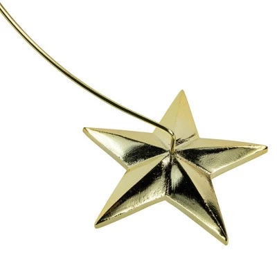 Northlight 12.50" Gold Star Christmas Ornament Holder 7 Northlight 12.50" Gold Star Christmas Ornament Holder - Image 5