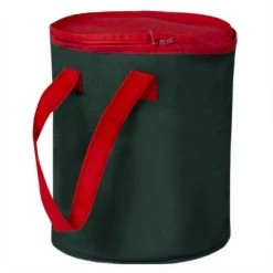Home Basics Textured PVC Christmas Light Storage Bag, Green -Christmas Storage Sales GUEST 593df8e6 cb0e 4fdb b965 a691b6e34471
