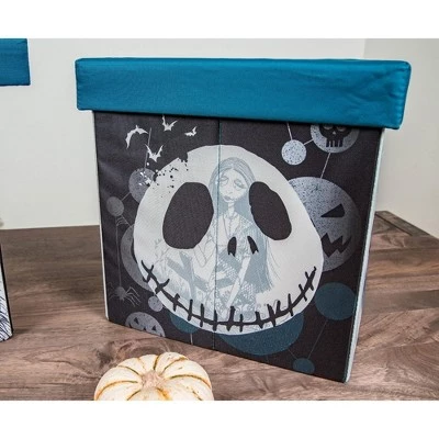 Ukonic Disney The Nightmare Before Christmas Jack & Sally Storage Bins | Set of 2 5 Ukonic Disney The Nightmare Before Christmas Jack & Sally Storage Bins | Set of 2 - Image 3