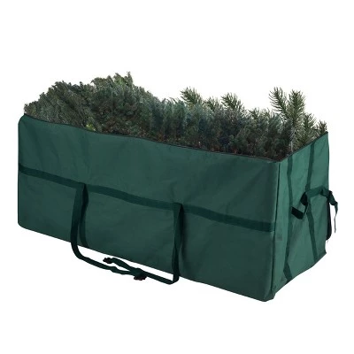 Hastings Home Rectangular Christmas Tree Storage Bag for Dissembled 7.5' Artificial Tree - Green 5 Hastings Home Rectangular Christmas Tree Storage Bag for Dissembled 7.5' Artificial Tree - Green - Image 3