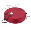 Hastings Home Round Wreath Storage Bag With Handles - 36", Red 2 Hastings Home Round Wreath Storage Bag With Handles - 36", Red -Christmas Storage Sales GUEST 5d4a8851 cd29 446e 9d7b 9d43f9f0515e