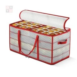 OSTO Clear Plastic Christmas Ornament Storage Box Stores Up to 128 Ornaments of 3”; 2-way zipper,Carry Handles. Tear Proof and Waterproof 11 OSTO Clear Plastic Christmas Ornament Storage Box Stores Up to 128 Ornaments of 3”; 2-way zipper,Carry Handles. Tear Proof and Waterproof -Christmas Storage Sales GUEST 5f49721b 6e24 4321 b4f5 c1853d9da0e4