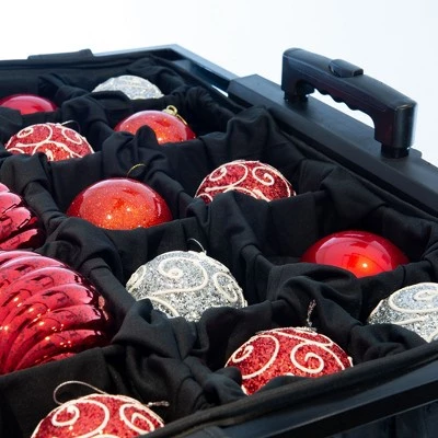 Northlight 5-Tray Telescopic Christmas Ornament Storage Bag - Holds up to 120 Ornaments 8 Northlight 5-Tray Telescopic Christmas Ornament Storage Bag - Holds up to 120 Ornaments - Image 6