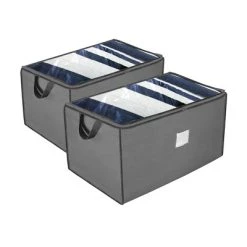 OSTO 2-Pack Large Seasonal Storage Organizer; Accessory Storage Bag for Bedding, Blanket, Comforters, and Seasonal Clothes; 29 Inch 13 OSTO 2-Pack Large Seasonal Storage Organizer; Accessory Storage Bag for Bedding, Blanket, Comforters, and Seasonal Clothes; 29 Inch -Christmas Storage Sales GUEST 66c17938 e708 4d42 b7ad 408b0efa3481