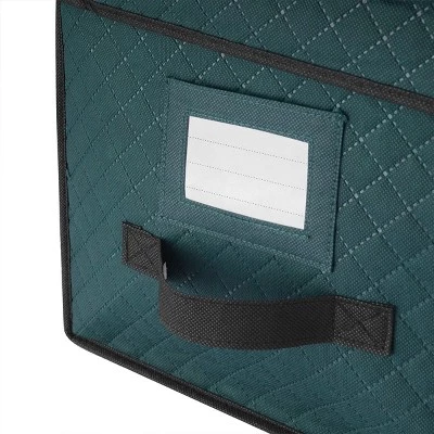 Elf Stor Christmas Ornament Storage Chest Green 7 Elf Stor Christmas Ornament Storage Chest Green - Image 5