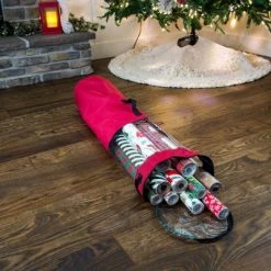 TreeKeeper Santa's Wrapping Paper Storage Tube -Christmas Storage Sales GUEST 6a0bed22 5924 458a 9d1e 7c3affb234b0