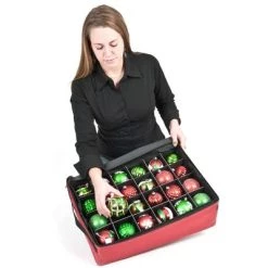 TreeKeeper Two-Tray Ornament Bag with Clear Top -Christmas Storage Sales GUEST 6b07c6e7 6d26 4059 a4c6 cdfa7a02e3b6