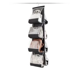 OSTO Hanging Purse Organizer; 2-Sided, 8 Pockets, Swivel Hook; Closet Handbag Holder and Organizer for 8 Purses 12 OSTO Hanging Purse Organizer; 2-Sided, 8 Pockets, Swivel Hook; Closet Handbag Holder and Organizer for 8 Purses -Christmas Storage Sales GUEST 6ec664d0 52d8 447b 9c53 8fb44954509e