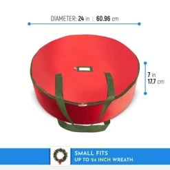 OSTO 24" Lightweight Christmas Wreath Storage Bag Holder, Nonwoven with Card Slot and Carry Handles 2-Pack 7 OSTO 24" Lightweight Christmas Wreath Storage Bag Holder, Nonwoven with Card Slot and Carry Handles 2-Pack -Christmas Storage Sales GUEST 6f01be8d e3cb 45b3 b60c 3d708a864e75