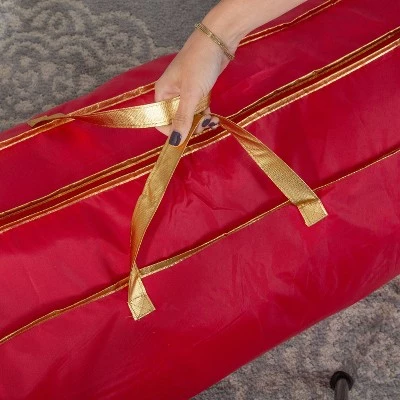 Simplify 6ft Tree Storage Bag Red 4 Simplify 6ft Tree Storage Bag Red - Image 2