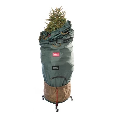 Northlight Large Adjustable Upright Christmas Tree Protective Storage Bag W/ 2 Way Rolling - Hold Up To 9' Trees 4 Northlight Large Adjustable Upright Christmas Tree Protective Storage Bag W/ 2 Way Rolling - Hold Up To 9' Trees - Image 2