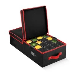 OSTO Underbed Christmas Ornament Storage Box with Lid and Trays; Fits 64 Holiday Ornaments of 3 inches Tear Proof, Waterproof, 600D Polyester 10 OSTO Underbed Christmas Ornament Storage Box with Lid and Trays; Fits 64 Holiday Ornaments of 3 inches Tear Proof, Waterproof, 600D Polyester -Christmas Storage Sales GUEST 7997aa16 da85 4da8 a2e9 c17cd95f122c