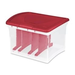 Front Page 18 Sterilite Clear Christmas Light and Garland Holiday Storage Container (4 Pack)