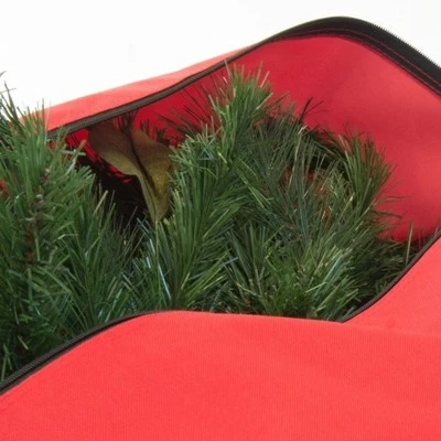 Northlight 48" Red Multi Use Christmas Storage Bag - For Garlands, Trees, Lights, Inflatables and More 9 Northlight 48" Red Multi Use Christmas Storage Bag - For Garlands, Trees, Lights, Inflatables and More - Image 7
