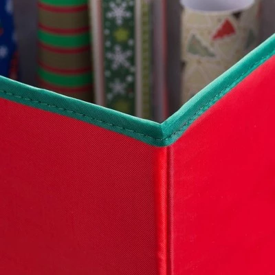 Elf Stor 30" All Occasion Vertical Wrapping Paper Storage Box with Lid Red 5 Elf Stor 30" All Occasion Vertical Wrapping Paper Storage Box with Lid Red - Image 3