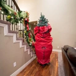 Northlight 96" Large Red Upright Christmas Tree Protective Storage Bag - For Artificial Trees 9 Northlight 96" Large Red Upright Christmas Tree Protective Storage Bag - For Artificial Trees -Christmas Storage Sales GUEST a688d921 ac7a 4817 8229 ffa15de8baff