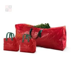 OSTO 3-Pack Artificial Tree Storage Bag and 2 Garland Bags; Christmas Tree Bag for Trees of 9 ft. Tall; Waterproof, Dual Zipper, Carry Handles 11 OSTO 3-Pack Artificial Tree Storage Bag and 2 Garland Bags; Christmas Tree Bag for Trees of 9 ft. Tall; Waterproof, Dual Zipper, Carry Handles -Christmas Storage Sales GUEST abf6aa61 6b1d 40c6 b26e 74a80ccd4f8a