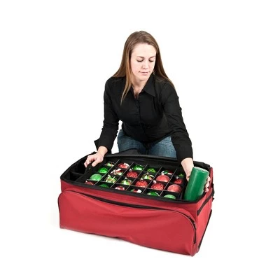 Northlight 3-Tray Christmas Ornament Pro Storage Bag - Holds up to 72 Ornaments 4 Northlight 3-Tray Christmas Ornament Pro Storage Bag - Holds up to 72 Ornaments - Image 2