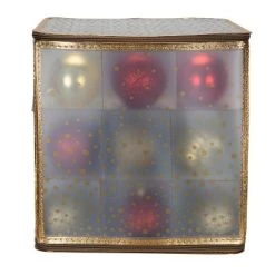 Ornament Storage Organizer Holds 27 4in Ornaments Gold- Simplify