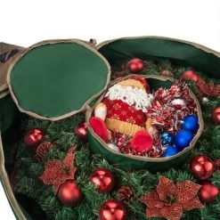 Hastings Home Artificial Wreath Storage Bag For Holiday and Christmas Wreaths and Garlands - 48", Green/Gold 8 Hastings Home Artificial Wreath Storage Bag For Holiday and Christmas Wreaths and Garlands - 48", Green/Gold -Christmas Storage Sales GUEST c01559c7 513c 486f b133 e55af64facc8