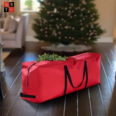 OSTO Premium Christmas Tree Storage Bag for Disassembled Trees up to 9 Feet, Tear Proof 600D Oxford 65 x 15 x 30 5 OSTO Premium Christmas Tree Storage Bag for Disassembled Trees up to 9 Feet, Tear Proof 600D Oxford 65 x 15 x 30 - Image 3
