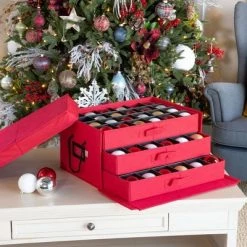 TreeKeeper 3 Drawer Ornament Storage Box -Christmas Storage Sales GUEST c2e12231 89e0 4374 afa8 687b3c41ae84