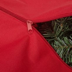 Simplify 6ft Heavy Duty Tree Storage Bag Red -Christmas Storage Sales GUEST c406f2ce 6a1e 4175 99fb f00ded4896ff 1