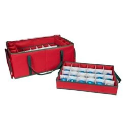 Northlight 24” Red and Green Christmas Ornament Storage Bag with Removable Dividers 10 Northlight 24” Red and Green Christmas Ornament Storage Bag with Removable Dividers -Christmas Storage Sales GUEST c93b5a6c a1f9 4c83 a9b3 8cbaeb6df481