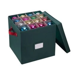 Hastings Home Holiday Ornament Storage Box Organizer With Individual Compartments and Adjustable Dividers - Green 10 Hastings Home Holiday Ornament Storage Box Organizer With Individual Compartments and Adjustable Dividers - Green -Christmas Storage Sales GUEST cfe39fb6 4aae 4d24 adfa d30f6acdf56a