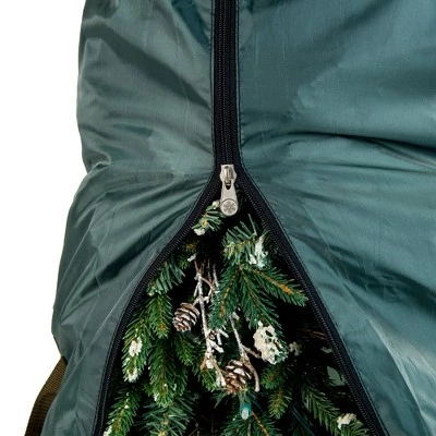 Northlight Green Foyer Christmas Tree Protective Storage Bag - Holds 4 to 6 Foot Trees 6 Northlight Green Foyer Christmas Tree Protective Storage Bag - Holds 4 to 6 Foot Trees - Image 4